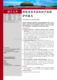 科技自信开启知识产权保护的春天：政策推动千亿级蓝海市场.pdf