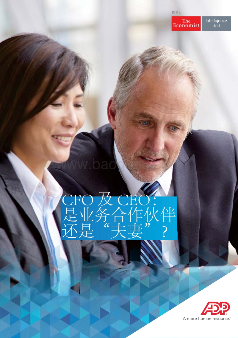 CFO及CEO：是业务合作伙伴还是“夫妻”？.pdf_第1页