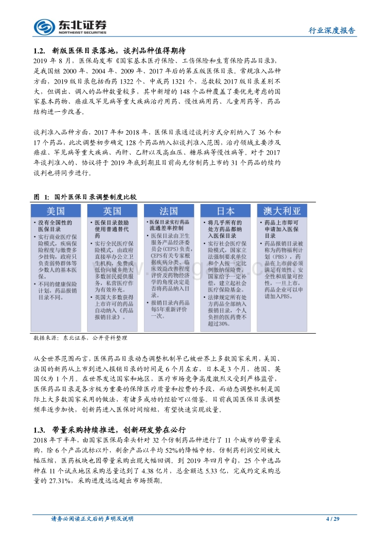 医药行业2020年投资策略：行业格局重塑，关注创新药械和CRO.pdf_第4页