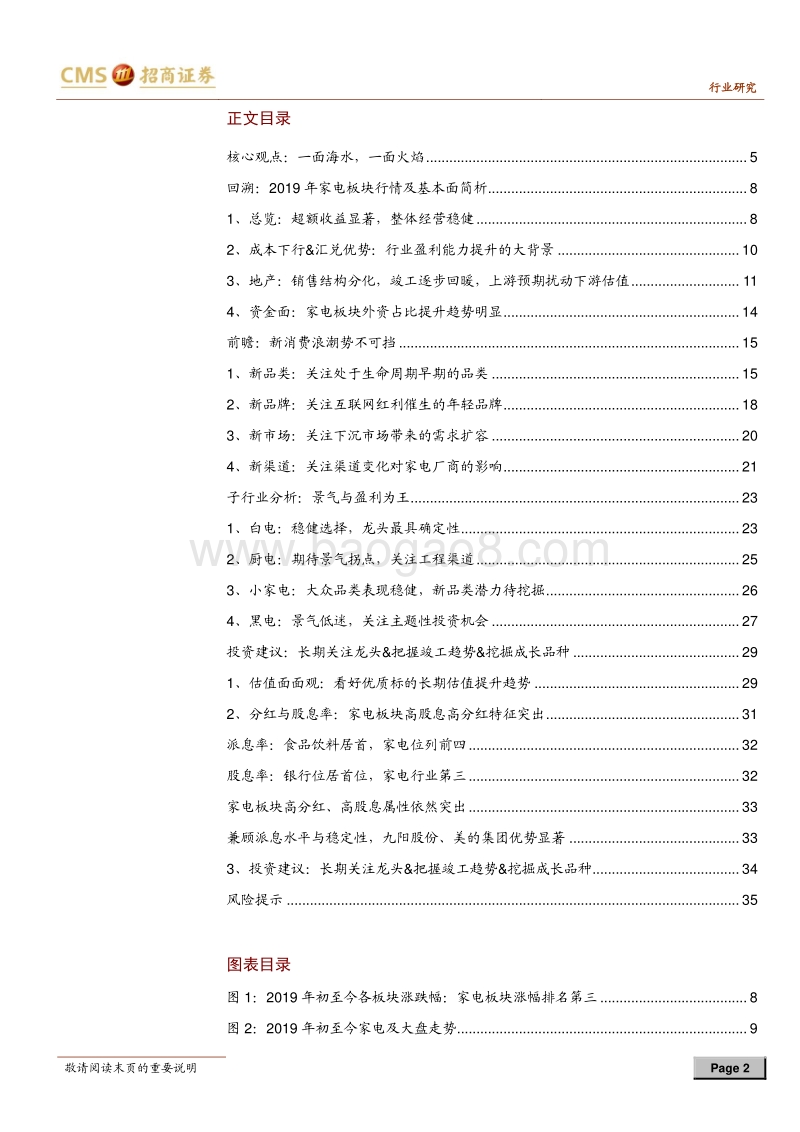 家电行业2020年度投资策略：一面海水，一面火焰.pdf_第2页