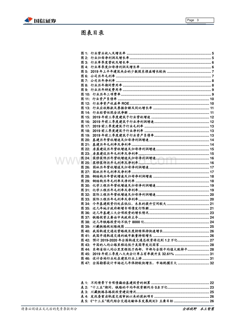 建筑行业2019年三季报总结及基建专题研究.pdf_第3页