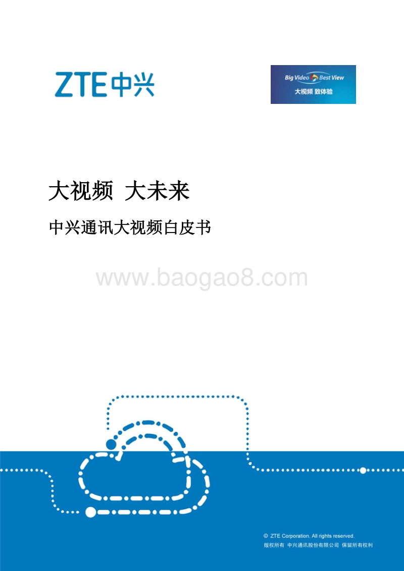 中兴通讯大视频白皮书.pdf_第1页