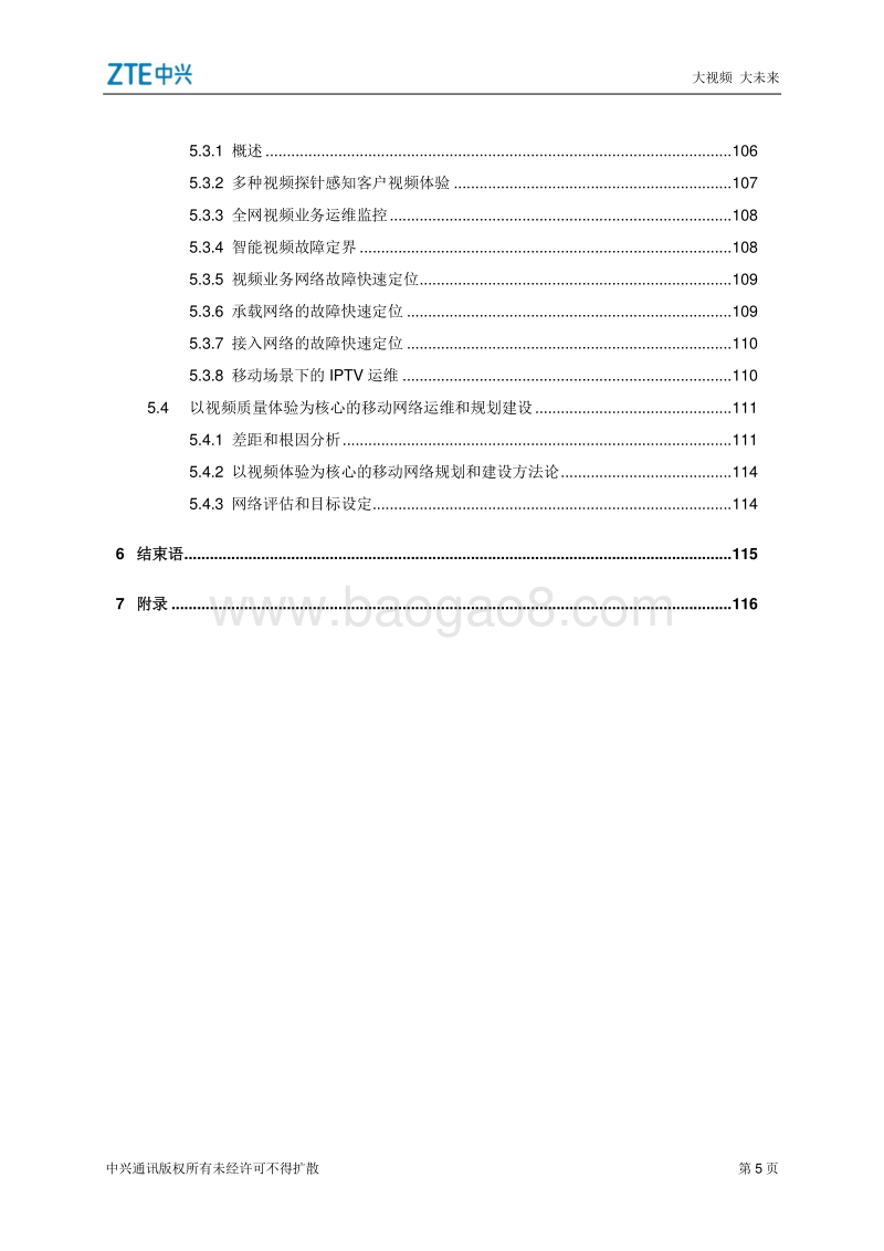 中兴通讯大视频白皮书.pdf_第5页