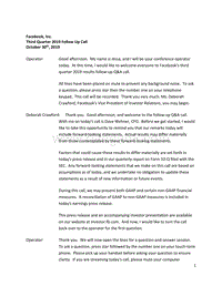 2019年第三季度Facebook财报电话会议.pdf