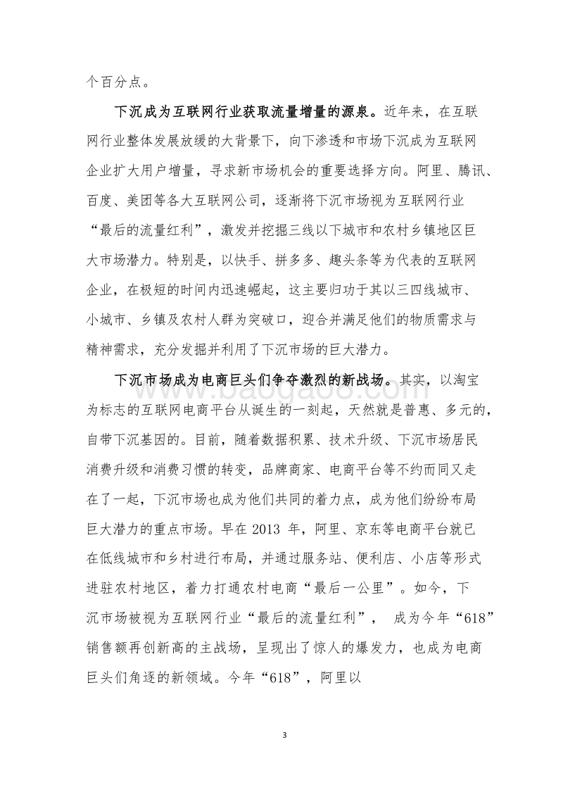 2019-2020下沉市场发展与电商平台价值研究报告.docx_第5页