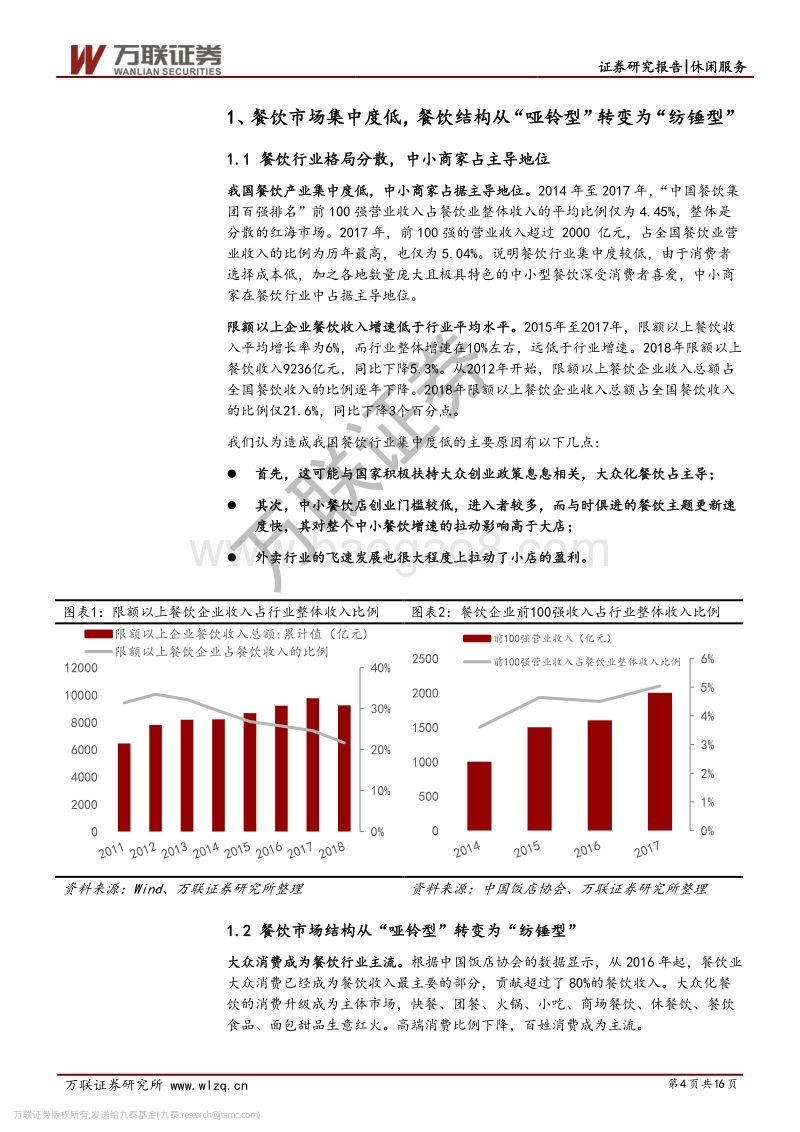 消费升级系列专题之餐饮行业篇（二）：把脉餐饮行业发展趋势.pdf_第4页