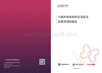 十城市单亲妈妈生活状况及需求调研报告.pdf