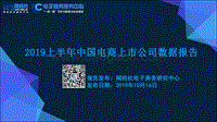 2019上半年中国电商上市公司数据报告.pdf