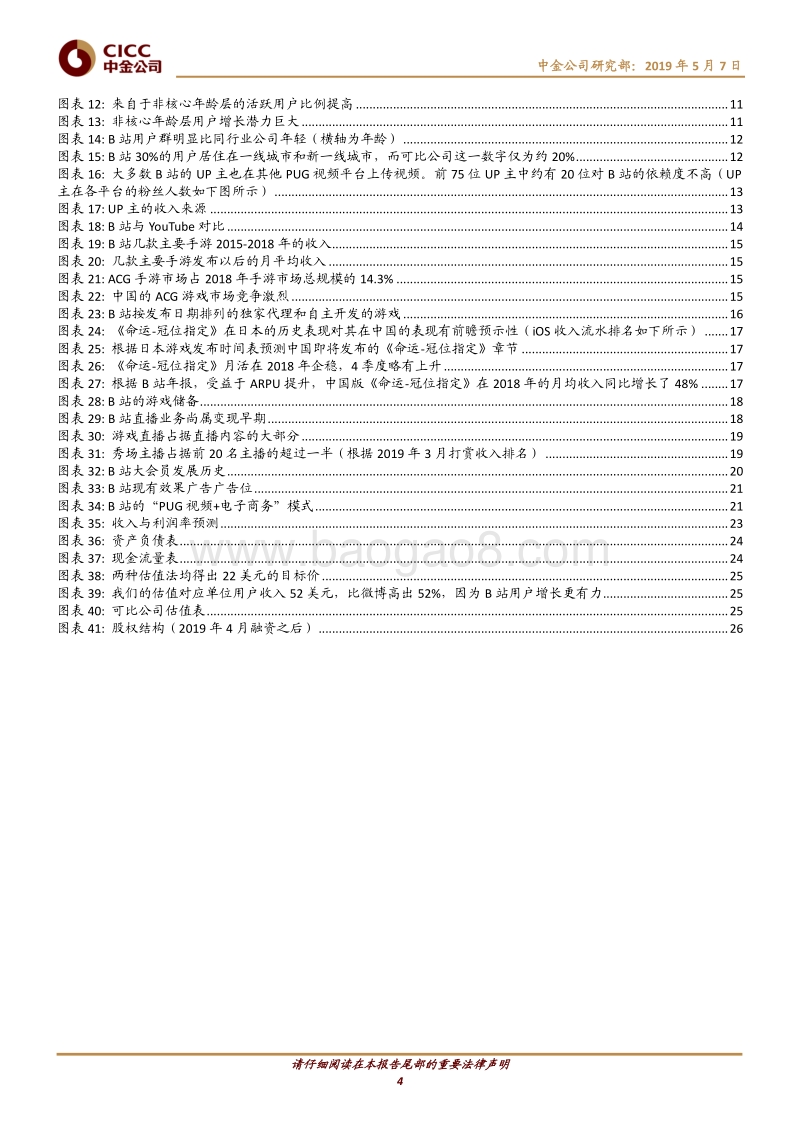 中金公司-哔哩哔哩(BILI.US)中国YouTube青春版：粘性更高，变现尚浅-190507.pdf_第4页