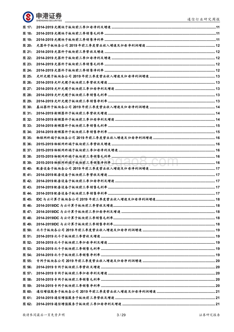 通信行业2019年三季报点评：业绩萎靡5G尚未进入兑现阶段.pdf_第3页