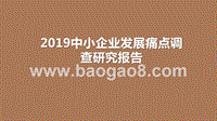 2019中小企业发展痛点调查研究报告.pptx