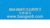 2019-2020年双11购物节分析报告.pptx