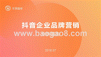 抖音企业品牌营销分析报告.pptx