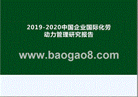 2019-2020中国企业国际化劳动力管理研究报告.pptx