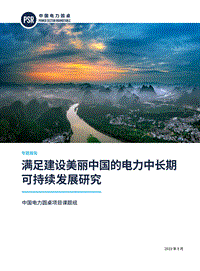 满足建设美丽中国的电力中长期可持续发展研究.pdf