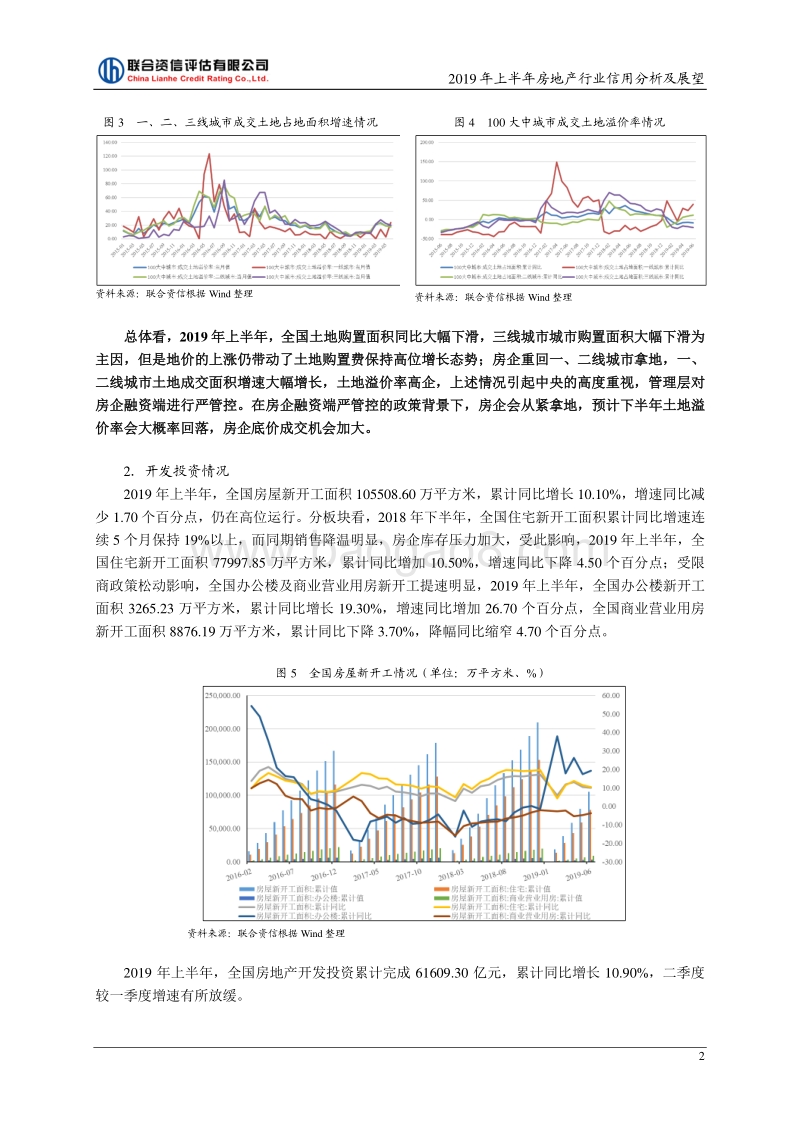 2019年上半年房地产行业信用分析及展望.pdf_第2页
