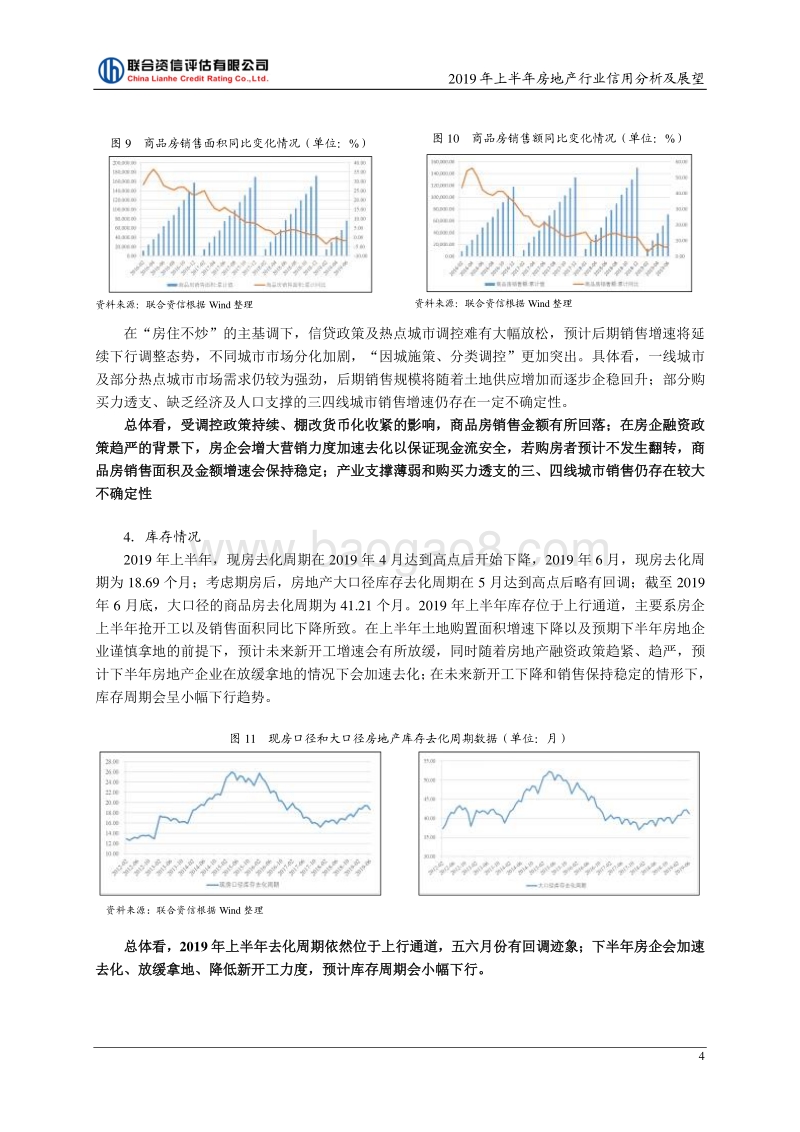 2019年上半年房地产行业信用分析及展望.pdf_第4页