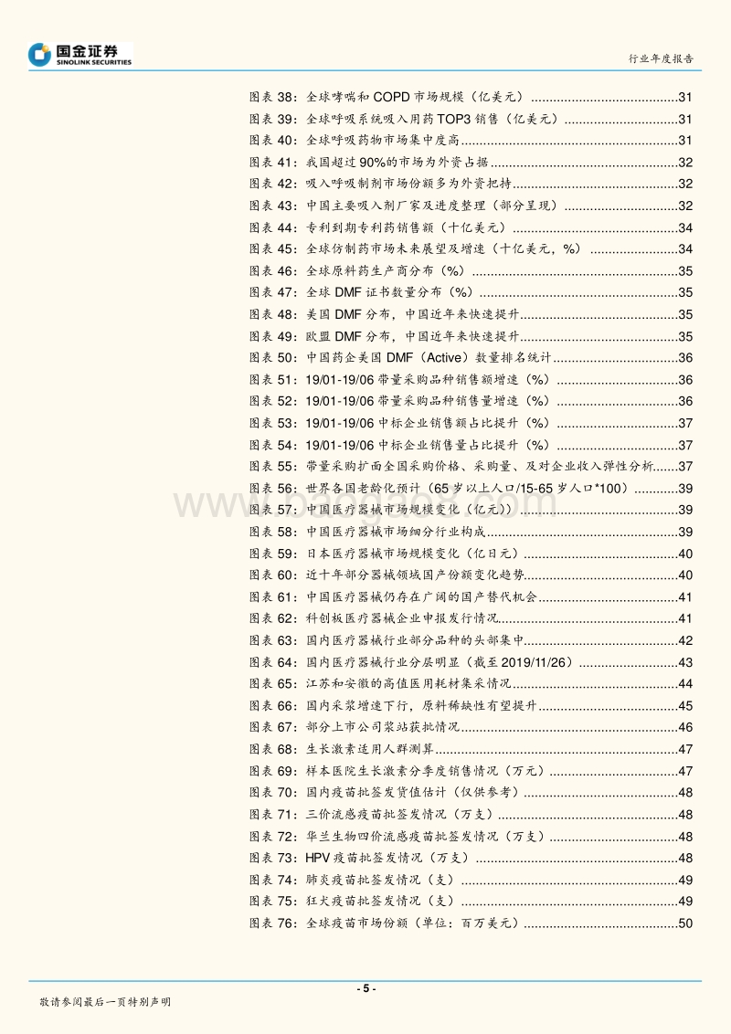 医药健康产业行业研究：2020年度策略：行业价值重构兑现延续，医药科技+消费确定机会.pdf_第5页