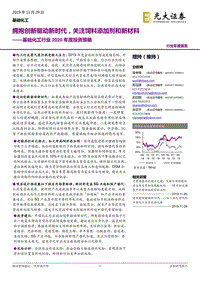 基础化工行业2020年度投资策略：拥抱创新驱动新时代，关注饲料添加剂和新材料.pdf