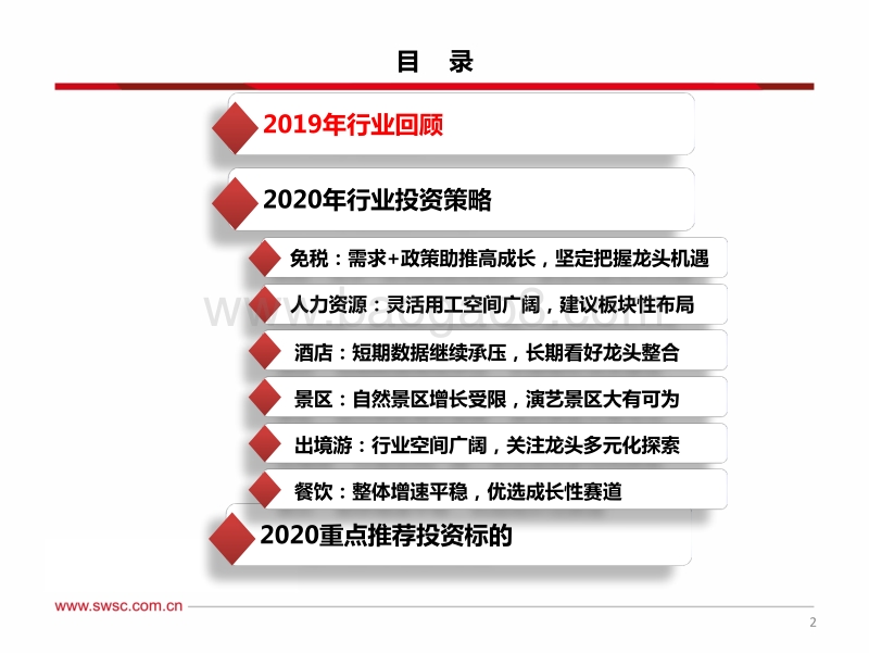 休闲服务行业2020年投资策略：把握板块性行情，聚焦确定性龙头.pdf_第3页