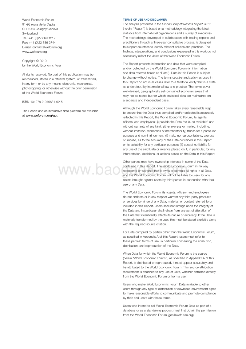 2019年全球竞争力报告（英文版）.pdf_第3页