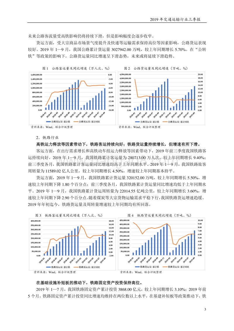 2019年交通运输行业三季报.pdf_第3页