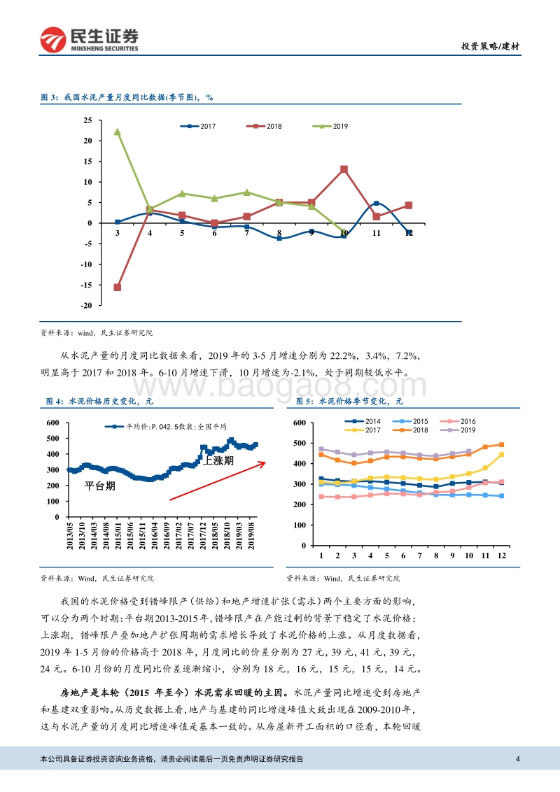 建材行业投资策略报告：重视基建回暖带来的投资机会.pdf_第4页