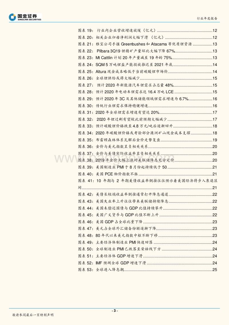 有色金属行业年度报告：钴锂成长性凸显，黄金中长期走牛.pdf_第3页