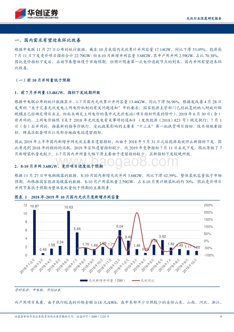 光伏行业深度研究报告：光伏拐点将至，拥抱平价新成长.pdf_第4页