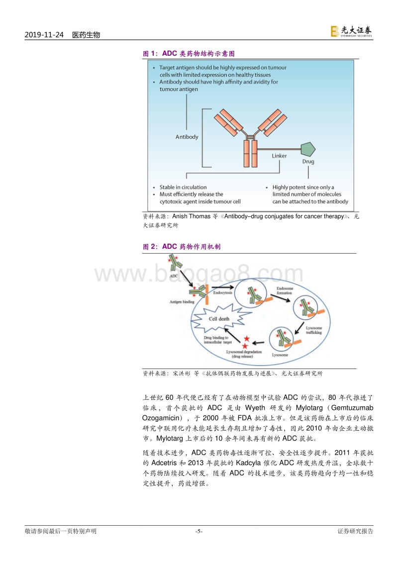 创新药深度研究系列二：抗体偶联药物（ADC）——靶向递送毒性小分子的“生物导弹”.pdf_第5页
