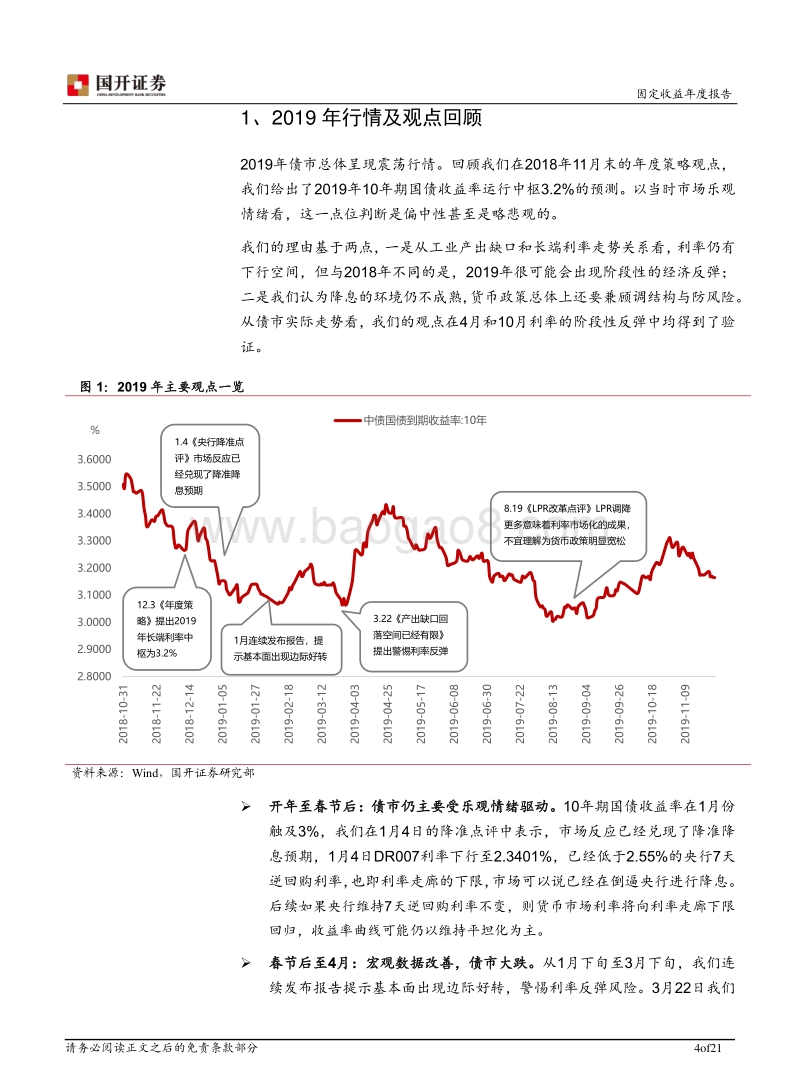 2020年利率债投资策略报告：经济下行与政策定力的平衡.pdf_第4页