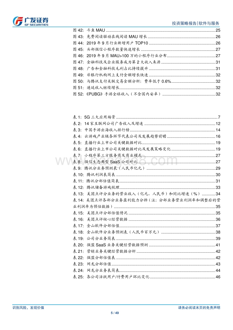 互联网行业2020年投资策略：5G加速，产业升级.pdf_第5页