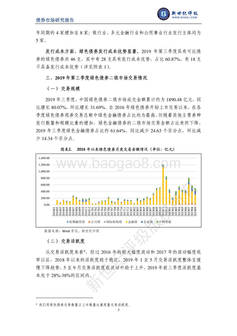 2019年第三季度中国绿色债券市场分析报告.pdf_第3页
