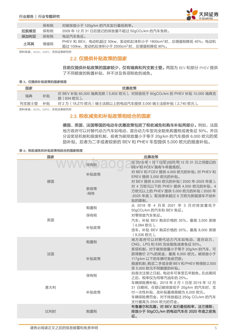 欧洲电动车系列2：从各国销量看欧洲电动车优惠政策.pdf_第5页