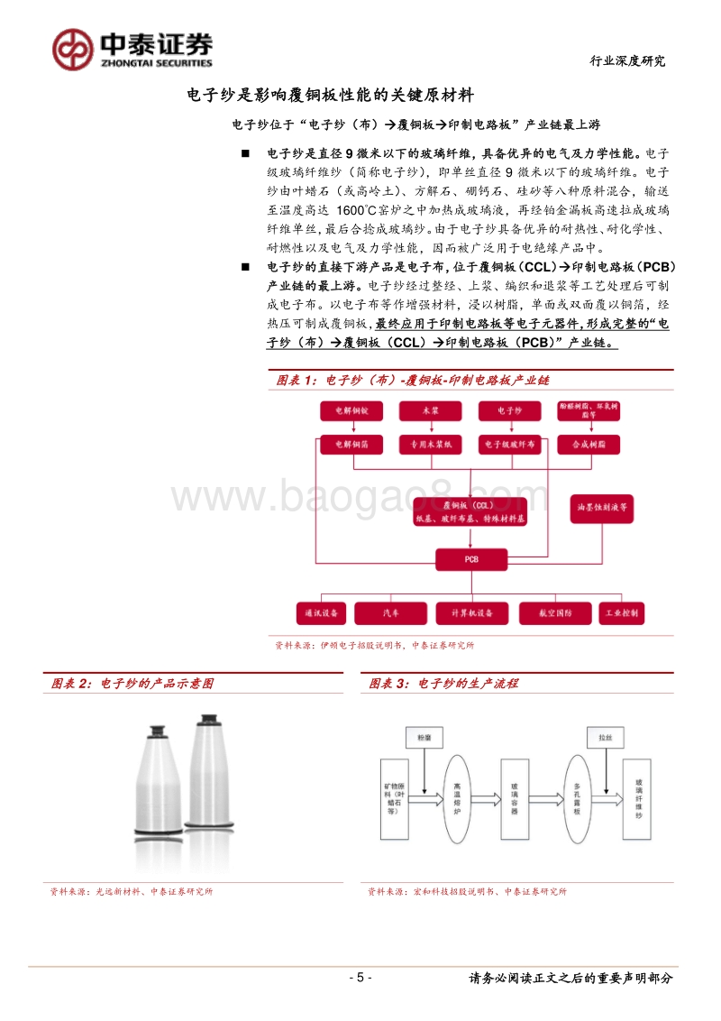 电子纱专题研究报告：百亿市场需求高增，龙头企业进军高端.pdf_第5页