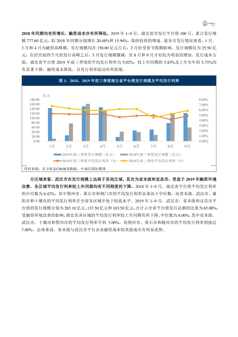 湖北省2019年前三季度平台债市场回顾.pdf_第3页