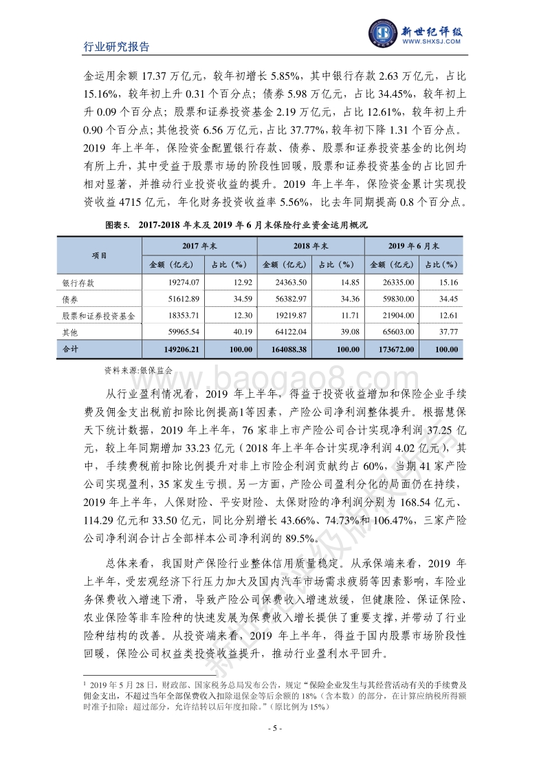 2019年上半年财产保险行业信用观察.pdf_第5页