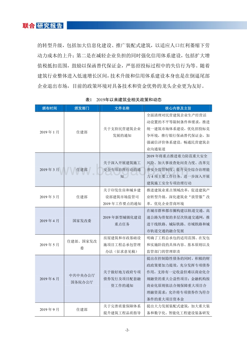 2019年三季度建筑施工行业观察报告.pdf_第3页