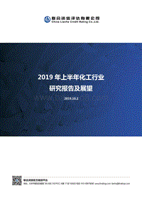 2019年上半年化工行业研究报告及展望.pdf