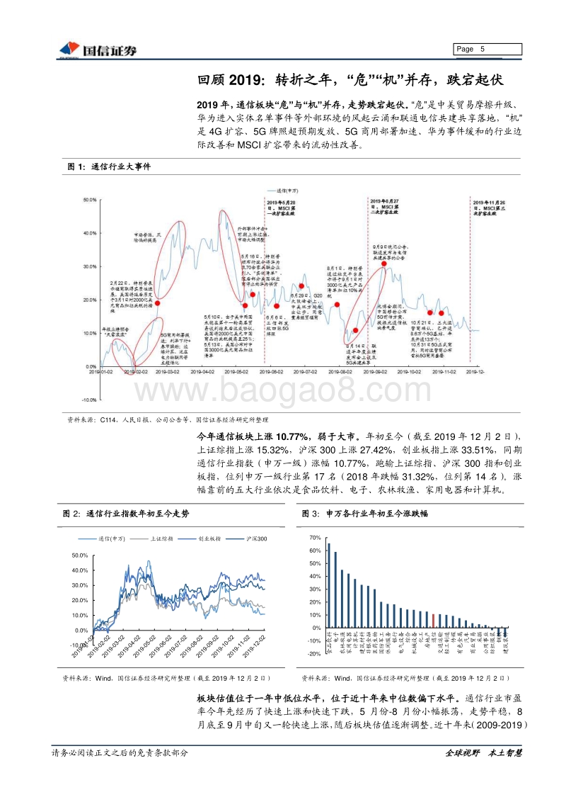 通信行业2020年投资策略：5G带来细分产业链的投资机会.pdf_第5页