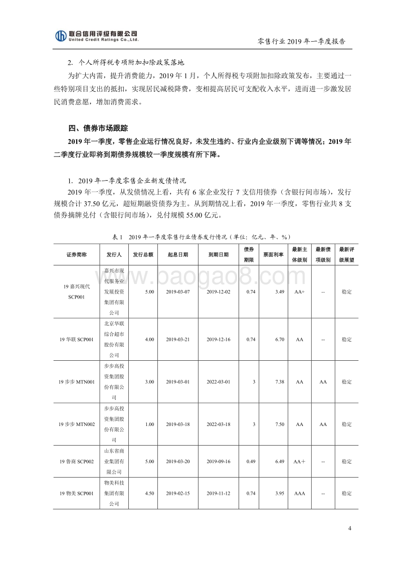 零售行业2019年一季度报告.pdf_第4页