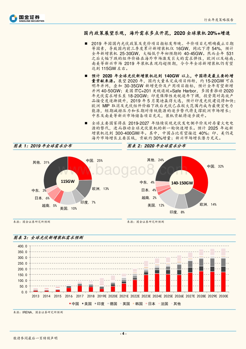 2020年光伏行业投资策略：把握集中度提升和技术变化的确定性机会.pdf_第4页