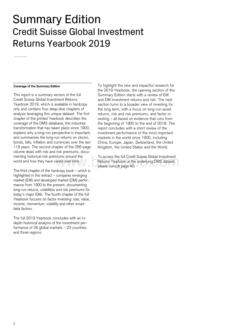 2019年全球投资回报年鉴（英文版）.pdf_第2页