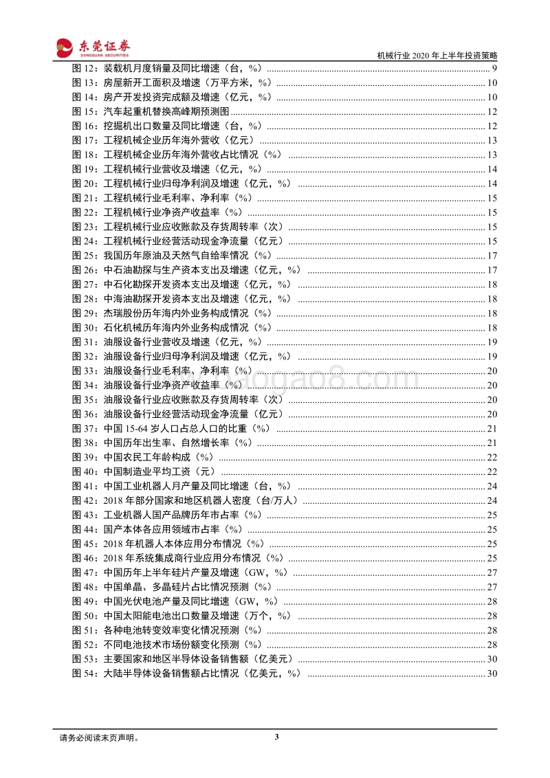 机械设备行业2020年上半年投资策略：周期与成长共舞，机械行业2020年迎来布局良机.pdf_第3页