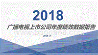 2018广播电视上市公司年度绩效数据报告.pptx