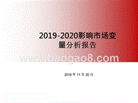 2019-2020影响市场变量分析报告.pptx