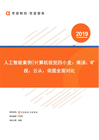 算机视觉四小龙：商汤、旷视、云从、依图全面对比.pdf