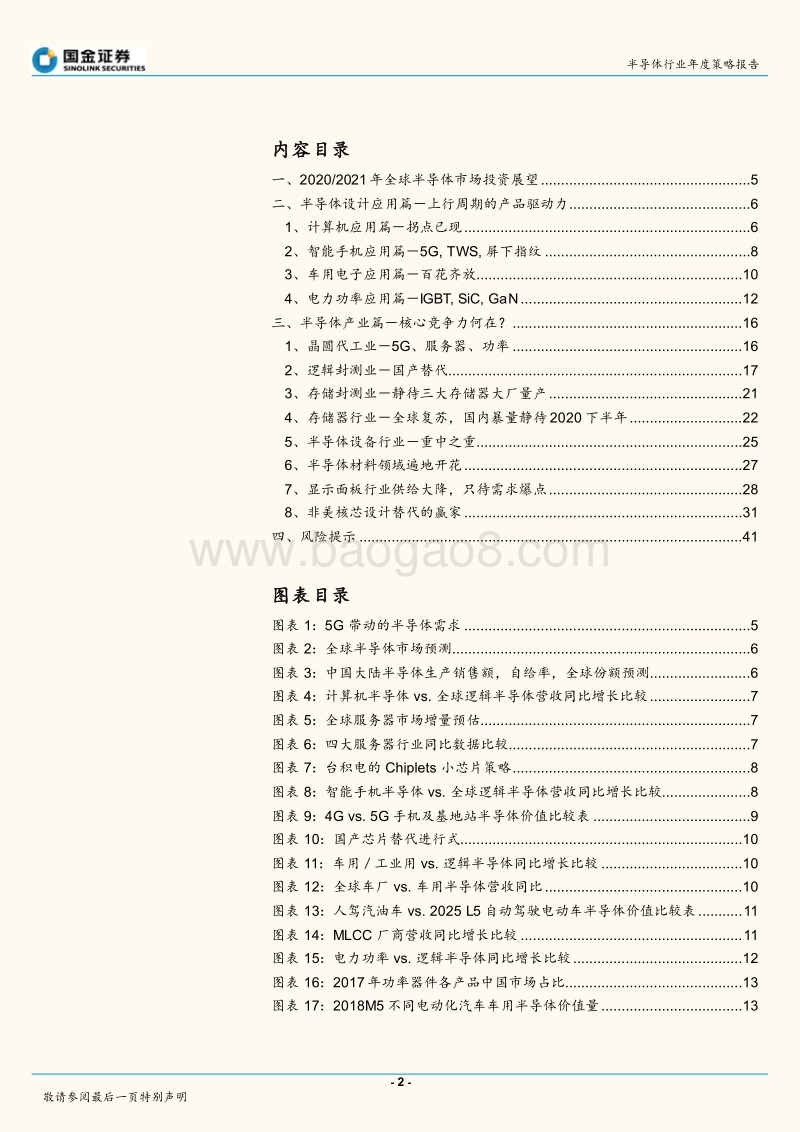 半导体行业研究：20202021年投资展望，从应用到行业的全面复苏.pdf_第2页