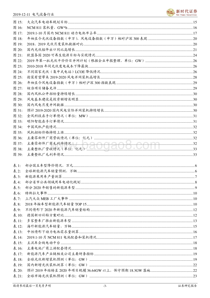 电力设备新能源2020年度策略：电动新时代，风光大周期.pdf_第3页
