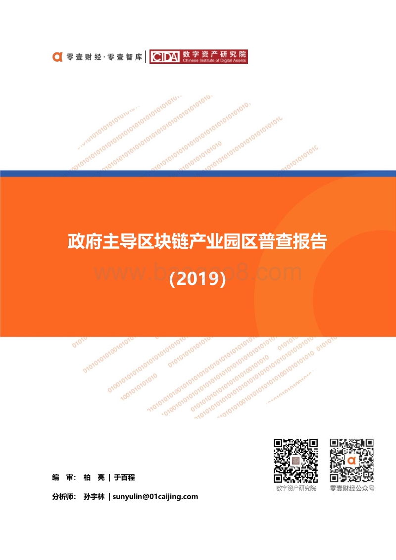 2019政府主导区块链产业园区普查报告.pdf_第1页